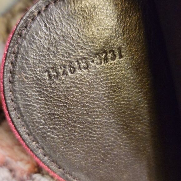 Gucci Guccissima Heart Coin Purse Purple Authentic - Picture 12 of 16